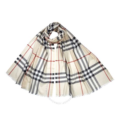 Burberry Giant Check Gauze Scarf 8015407 5045558238432